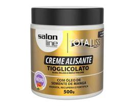 Creme Alisante Óleo Semente de Manga Médio Salon Line 500gr