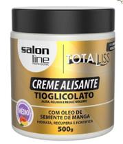 Creme Alisante Óleo Semente de Manga Médio Salon Line 500gr