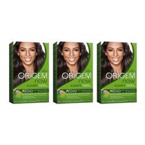 Creme Alisante Origem 80G Medio Ervas Cereais - Kit Com 3Un