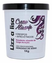 creme alisante relaxamento alisa e tinge de preto lizz a lisa 1 kg