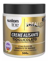 Creme Alisante Salon Line Manga 500G Médio