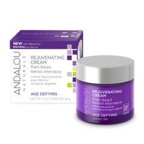 Creme Andalou Naturals Retinol à base de plantas que desafia a idade 50 mL Creme Andalou Naturals Retinol à base de plantas que desafia a idade 50 mL