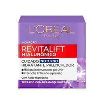 Creme Anti-Idade Revitalift Hialurônico Cuidado Noturno 49g - L'Oréal