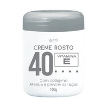 Creme Antirrugas Rosto 40 com Vitamina E Creme para Rugas 100g. - Lucy's