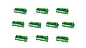 Creme antisséptico Boroline cura cortes, feridas, calcanhares rachados x10