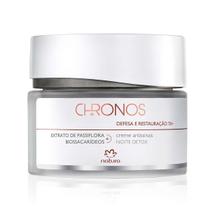 Creme Antissinais 70+ Noite Defesa e Restauração Chronos - Natura Creme Antissinais 70+ Noite Defesa e Restauração Chronos - Natura