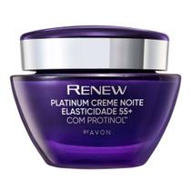 Creme Antissinais Avon Renew Platinum Noite 55+ 50G