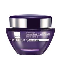 Creme Antissinais Avon Renew Platinum Noite 55+ 50G