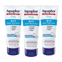Creme Aquaphor Baby 3 em 1 para Assaduras - 100ml (Pacote com 3)