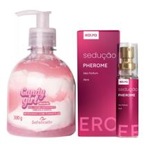 Creme Aromatizante Virilha Candy Perfume Feromonios Sedução Creme Aromatizante Virilha Candy Perfume Feromonios Sedução