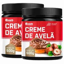 Creme Avelã Fit 500g Growth Supplements Kit 2 Potes