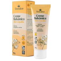 Creme Balsâmico Natural Aloe Vera e Copaíba 50g Livealoe Creme Balsâmico Natural Aloe Vera e Copaíba 50g Livealoe