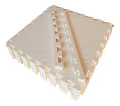CREME BEGE Kit 12 Tatames 20mm 50x50x2cm CREME BEGE Kit 12 Tatames 20mm 50x50x2cm