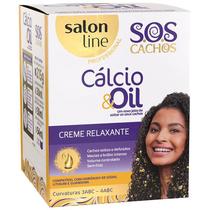 Creme Cabelo 349G Relaxante Cálcio & Oil - SALON LINE