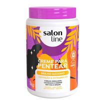 Creme Cabelo Pentear 1Kg Brilho Máximo Salon Line Creme Cabelo Pentear 1Kg Brilho Máximo Salon Line