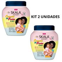 Creme Capilar Skala Coquetel de Frutas 1kg - Kit 2 Unidades 2 em 1 Hidratação Nostálgica Creme Capilar Skala Coquetel de Frutas 1kg - Kit 2 Unidades 2 em 1 Hidratação Nostálgica