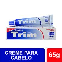 Creme Capilar Tratamento Hidratante Trim Suave Lavanda 65g Nova Fórmula Reduz Frizz e Ressecamento dos Cabelos