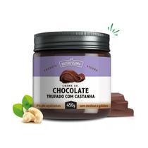 Creme Chocolate Trufado Com Castanha Vegano 450g Nutríssima Creme Chocolate Trufado Com Castanha Vegano 450g Nutríssima