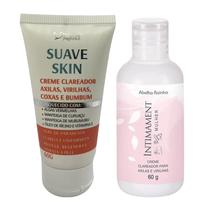 Creme Clareador Axilas e Virilha Intimament Mulher + Creme Clareador Axilas, Virilhas, Coxas e Bumbum Suave Skin