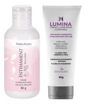 Creme Clareador Corporal Axila e Virilha Lumina + Creme Clareador Axilas e Virilha Intimament Mulher Abelha Rainha Creme Clareador Corporal Axila e Virilha Lumina + Creme Clareador Axilas e Virilha Intimament Mulher Abelha Rainha