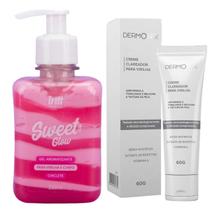 Creme Clareador Dermosex Virilha Gel beijável Chiclete Rosa