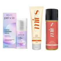 Creme Clareador Íntimo Virilha Óleo Gel Deslizante Mivs Kit