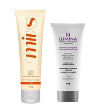 Creme Clareador Lumina e Lubrificante Hidratante Neutro Mivs