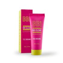 Creme Clareador Uniformizador de Manchas BB Clear 75 Ml Todo Tipo de Pele Aplicação Dia e Noite Rosa Mosqueta Beleza Brasileira