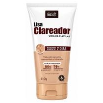 Creme Clareador Virilha Axilas Lisa BioSoft 7 Dias Tripla Acao Uniformiza Tom Hidratacao 110g Creme Clareador Virilha Axilas Lisa BioSoft 7 Dias Tripla Acao Uniformiza Tom Hidratacao 110g