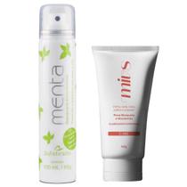 Creme Clareia Hidratan Corpo Potente e Deso Intimo Menta