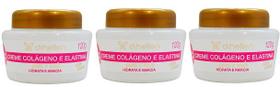 Creme Colageno e Elastina Rosto 120g Dihellen 3 Unidades