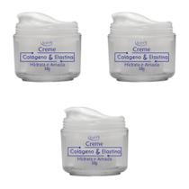 Creme Colágeno Elastina Hidrata 3 Unidades