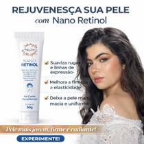 Creme Com Nano Retinol Anti Rugas Renovação Celular 30g