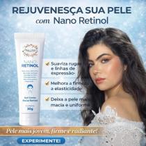 Creme Com Nano Retinol Renovação Celular Anti Rugas 30g