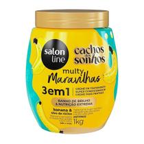Creme Condicionante Multy Maravilhas 3 em 1 Banana 1kg Salon Line