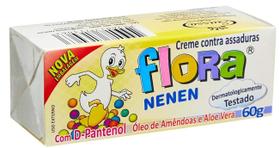 Creme contra assaduras p/ criança ou bebê flora nenen 60g