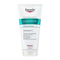 Creme Corporal Antiacne Efeito Triplo Eucerin Dermo Pure Oil Control 200ml