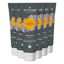 Creme Corporal ATTITUDE Hidratante Vegan para Pele Seca 240mL x6