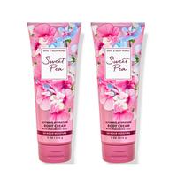 Creme corporal Bath and Body Works Sweet Pea Ultra Shea 240 ml x 2