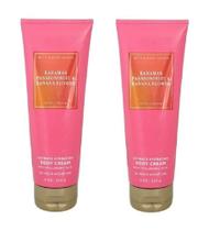 Creme Corporal Bath & Body Works Bahamas Maracujá 240mL x2