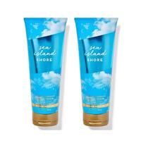 Creme Corporal Bath & Body Works Sea Island Shore (240ml) - Pacote com 2 Unidades