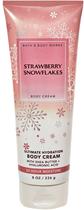 Creme corporal Bath & Body Works Strawberry Snowflakes 240 ml