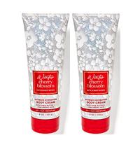 Creme Corporal Bath & Body Works Winter Cherry Blossom - 240ml (2 Unidades)
