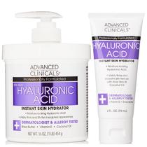 Creme corporal hidratante Advanced Clinicals Ácido Hialurônico