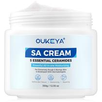 Creme corporal OUKEYA SA para pele seca áspera e irregular 350ml