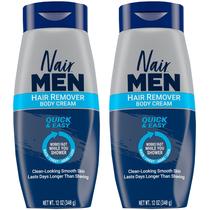 Creme corporal para depilação Nair Men 360ml, pacote com 2