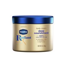 Creme corporal Vaseline Radiant X Deep Nourishment 295 ml de manteiga de karité