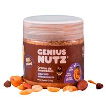 Creme de Amendoim 200g Zero Açúcar e Não Contém Glúten - Genius Nutz