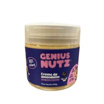 Creme De Amendoim Chocolate Branco 200g S/ Glúten e Açúcar - Genius Nutz