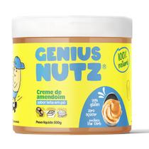 Creme De Amendoim Sabor Leite Em Pó 500g Proteico - Genius Nutz